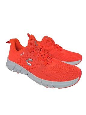Charly Women’s Low-Cut Tennis Athletic Sneakers 1040974 Coral White Size 8M